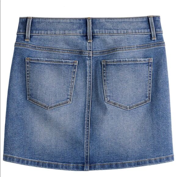 SO GIRLS Denim Stretch Skirt Size 8 - Picture 3 of 6